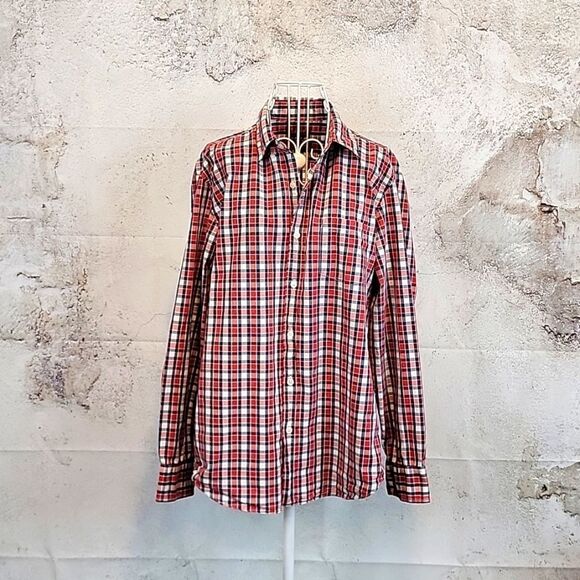 Blue by Pronto Uomo checkered plaid button-down shirt Men's Size L - Picture 1 of 10